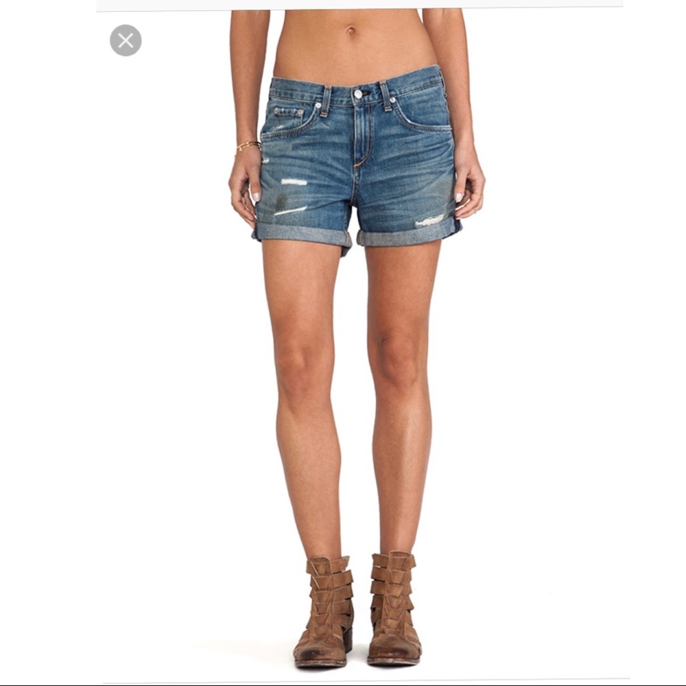 Rag & Bone/JEAN Boyfriend Short In Trestles